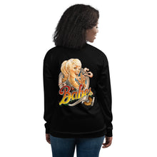 Load image into Gallery viewer, Unisex Bomber Jacket (black)
