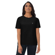 Load image into Gallery viewer, Unisex organic cotton t-shirt (black &amp; dark blue)