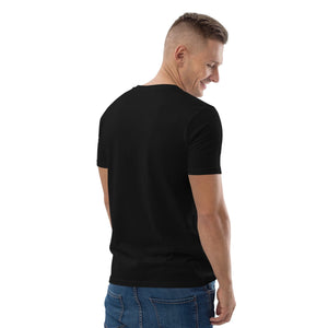 Unisex organic cotton t-shirt (black & dark blue)